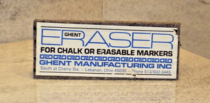 Vintage school chalkboard eraser