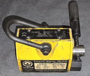 Mag-Mate Pnl0250 Lifting Magnet, Powerlift, 250 Lb Max Load Capacity, 5 In
