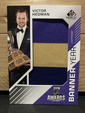 2018-19 SP Games Used Hockey Victor Hedman Banner Year Relic (colours!) #BAW-VH