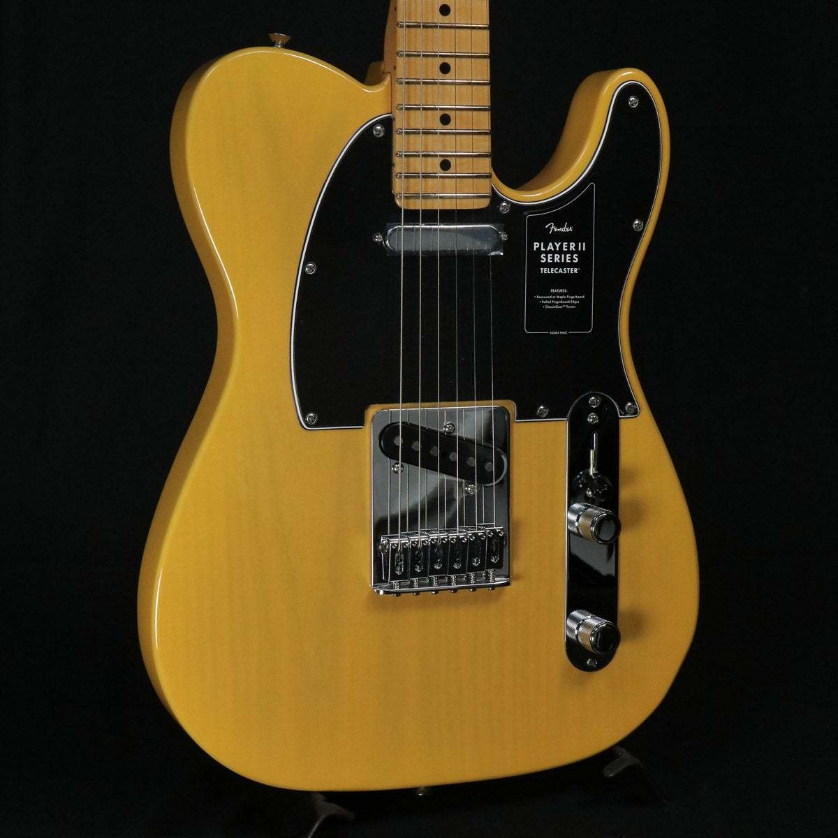 Fender Player II Telecaster Maple Butterscotch Blonde Chambered