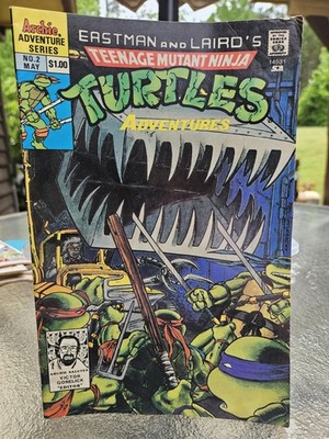 Teenage Mutant Ninja Turtles Adventures #2 Archie Mini-Series 1988 TMNT 9.0