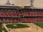 Mid-Century VTG Signed Original Wrigley Field? Baseball Stadium Painting Framed — photo 5