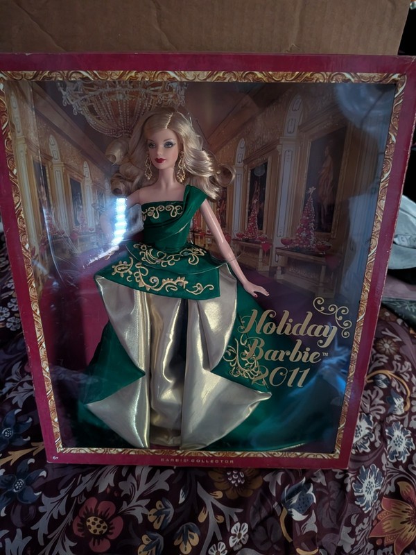 Lot of 3 2010, 2011, 2014 Happy Holidays Special Edition Barbie Dolls NRFB