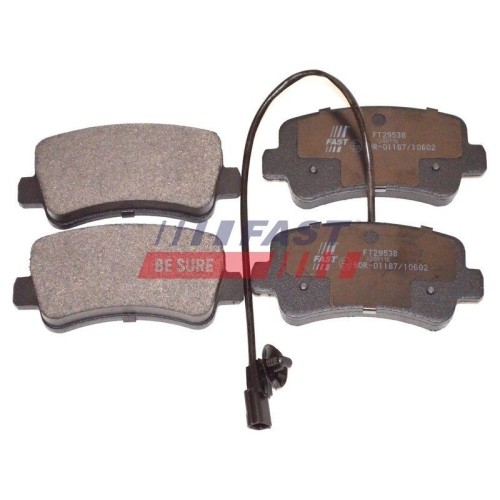 Plaquettes de frein Fast FT29538 pour disques Nissan Renault