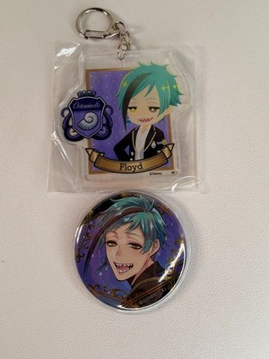 Twisted Wonderland Octavinelle Floyd Leech Acrylic Charm Can Badge Set