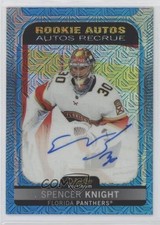 2021-22 O-Pee-Chee Platinum Rookie Auto Blue Traxx Spencer Knight #R-SK 4om