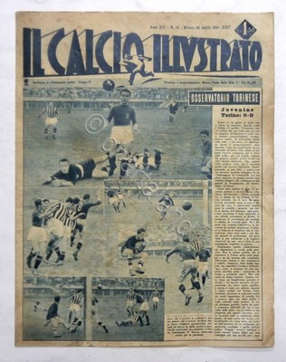 Il Calcio Illustrato Nr. 16 - 1944 - Juventus - Turin 0:0