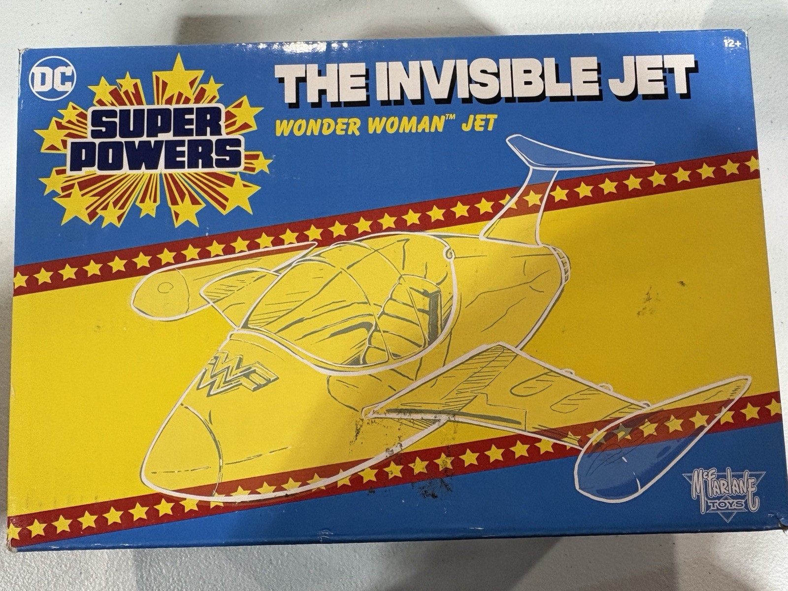 McFarlane DC Super Powers The Invisible Jet Wonder Woman Vehicle - SEALED NEW