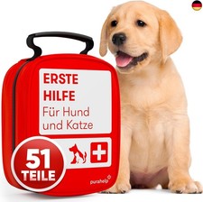 PURAHELP® Erste Hilfe Set für Hund & Katze [51 TEILE] - Erste Hilfe V