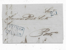 PORTUGAL lettre de VIANNA / DO / MINILO 1843  taxe 25 p/ PORTO 