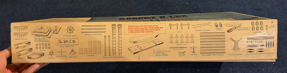 Scientific Robert E. Lee Mississippi Steamboat Wood Ship Model - Image 4 of 4