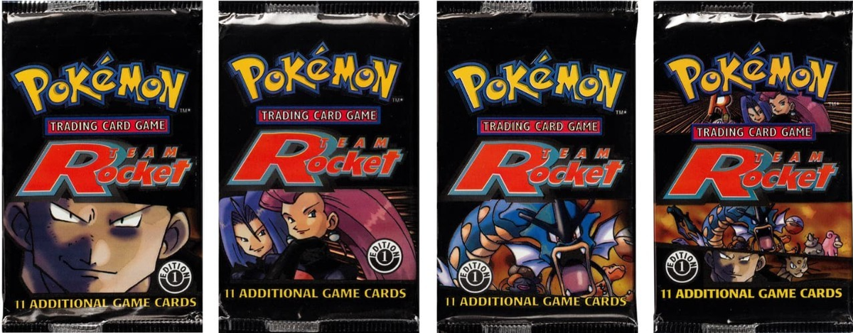 ポケモンカード　team rocket 1st Edition まとめ売り　2個 2000 Pokemon Card Game (TCG) - Team Rocket Set 1st Edition - Empty
