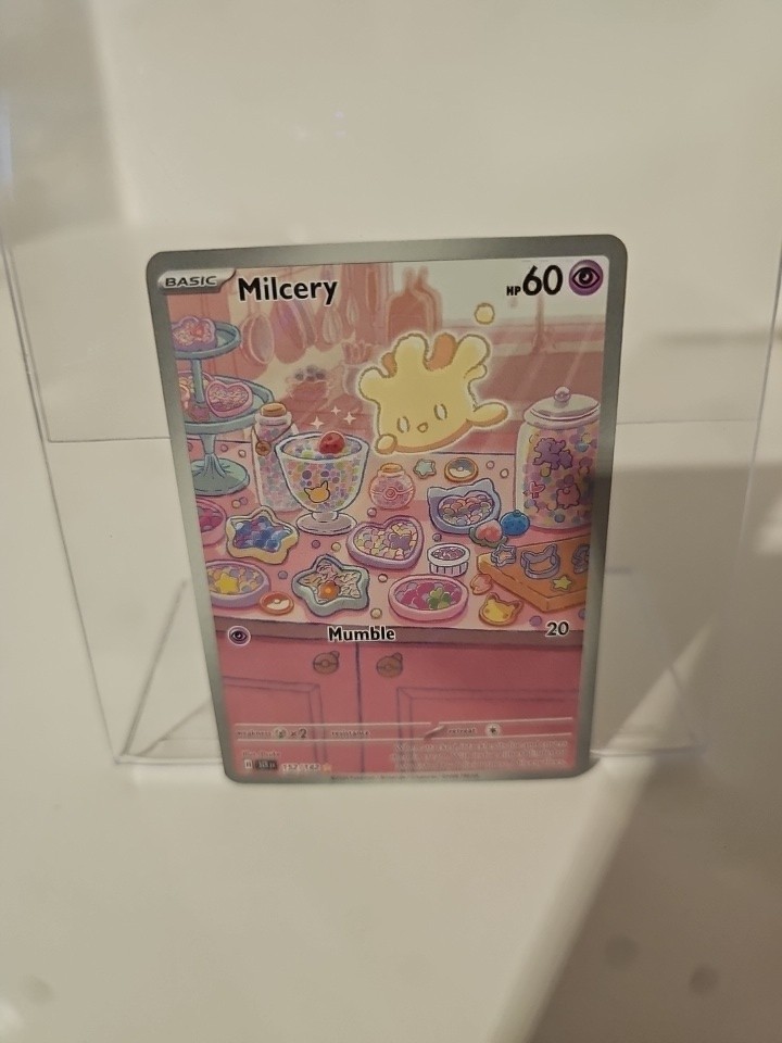 Pokémon TCG Milcery 152/142 Stellar Crown Illustration Rare NM