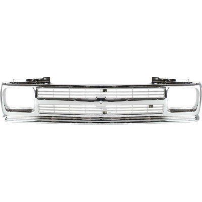 Grille For 91-93 Chevrolet S10 91-94 S10 Blazer Chrome Plastic