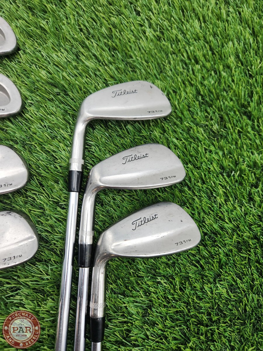 LEFTY 2002 TITLEIST 731 PM IRON SET 4-PW STIFF TT DYNAGOLD GOOD | eBay