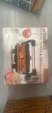 Ambiano Panini Press Ribbed Sandwich Maker Grill