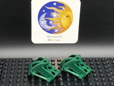 BIONICLE Lego Brand Shoulder Armor (Toa Metru) 47310 (pair) Dark Green