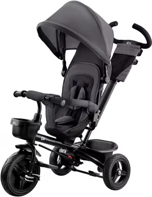 KINDERKRAFT Kinder Dreirad AVEO drehbar mitwachsend malachite grey