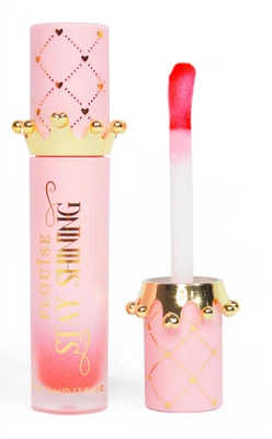 P LOUISE P. Louise Stay Shining Crown Lip Oil Raspberry Reign High-Gloss Hydration