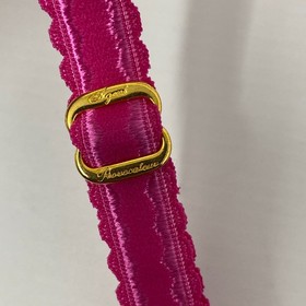 Agent Provocateur Molly Pink Red Silk 36B Bra NWT $235