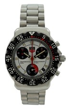 Tag Heuer 38mm Men's Formula 1 White Timekeeper Edition F1 Watch- Ref: CA1212-1! 2