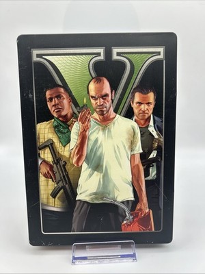 Grand Theft Auto V 5 Collector Edition Steelbook Xbox 360 CIB Discs Map Tested