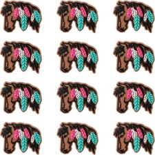 Lovymi 12PCS Animals Silicone Focal Beads for Pens, Horse Multicolored