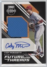 2021 Elite Extra Edition Future Threads Signatures Cody Morissette Auto 0it8