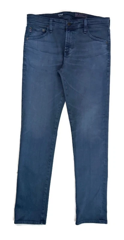 AG Adriano Goldschmied Tellis 牛仔裤男式现代修身尺寸 33 x 34 夜雨 — 第 2/4 张图片