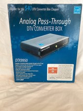 NHENS DIGITAL STREAM DTX9950 ANALOG PASS-THROUGH DTV CONVERTER BOX OPEN BOX READ