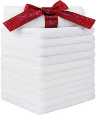 12 Pack Microfiber Washcloths Soft Face Towel Highly Absorbent 12x12 Inch