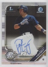 2019 Bowman Chrome Prospects Auto Payton Henry #CPA-PH Auto 13l2