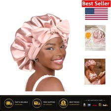 Double Layer Satin Bonnet Reduce Frizz Protect Hair Overnight for Women