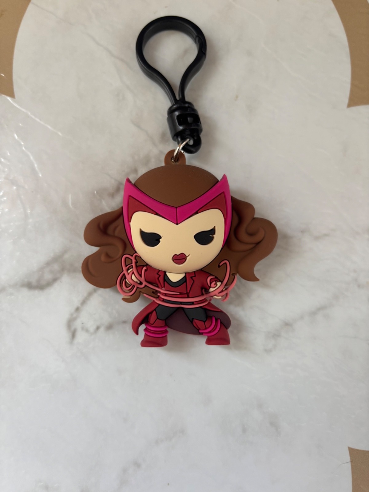 Monogram Marvel Avengers Scarlet Witch Wanda Maximoff 3D Foam Bag Clip
