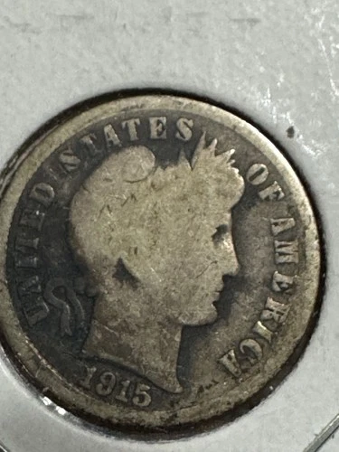 1915-s Barber Dime, Better Date, 99c shipping