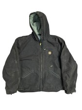 Carhartt J141 DKB Sierra Sherpa Lined Brown Jacket - Size 3XL