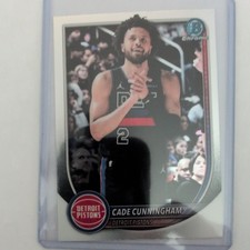 2025-26 Bowman Basketball CHROME BCV-74 Cade Cunningham, Detroit Pistons