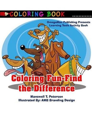 Find The Difference Coloring Book by Manswell T. Peterson (English) Paperback Bo