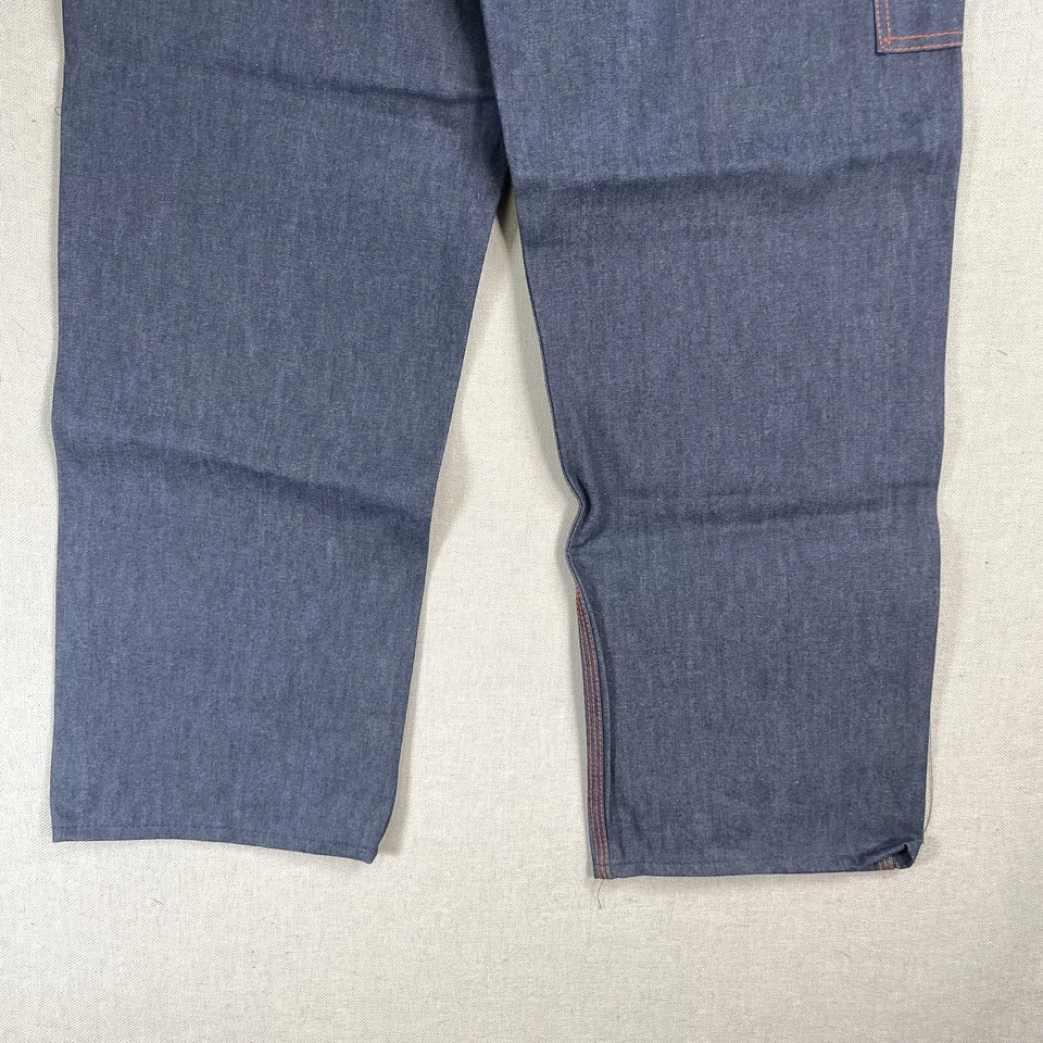 VINTAGE NUEVO CON ETIQUETAS! Pantalones de mezclilla Big Mac Carpenter años 70 para hombre 32x30 sanforizados JC Penney Foto 4 de 4