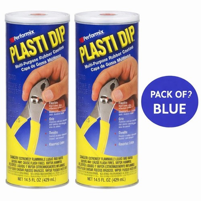 #ad 2 Pack BLUE 14.5oz Performix PLASTI DIP Plastic Multi Rubber Grip Coating $26.34