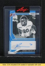 2022 Leaf Pro Set Metal Black & White 1/1 Pierre Strong Jr #BW-PSJ Auto READ 0c6