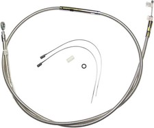 Magnum HE Braided Clutch Cable Stainless 68.6875in Police 08-13