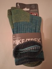 Darn Tough Merino Wool Micro Crew Socks Aqua Heather M Hiking Trekking