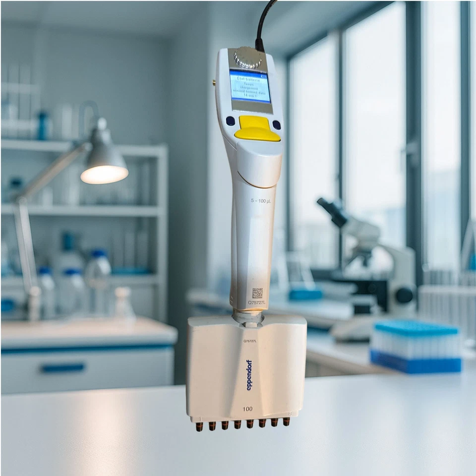 Eppendorf Xplorer 8-Kanal Pipette 5–100 µL elektronisch geprüft – Top Zustand - Bild 1 von 1