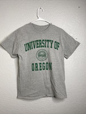 Unbranded Womens Gray T-Shirt University Of Oregon Short Sleeve No Size