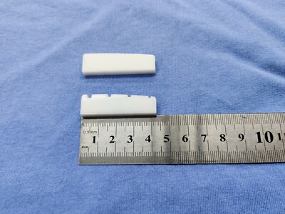 Pair of 3/16 white nuts for Rickenbacker 4001 4003 bass. Standard size nut. 