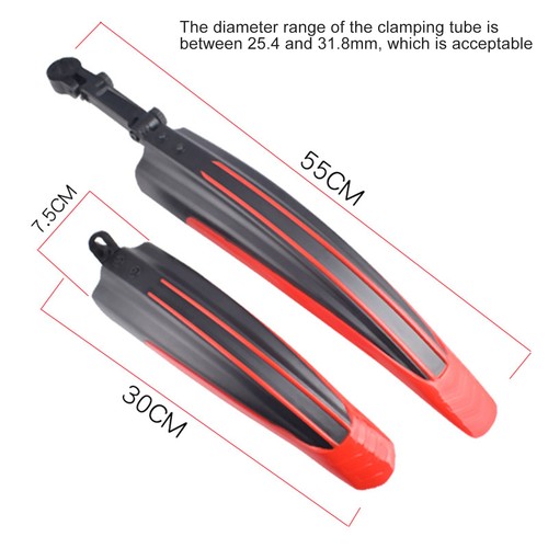 Universal Road Bike Mudguard Bike Bicycle Cycling Tire Front/Rear Mudguard AU - Picture 5 of 9