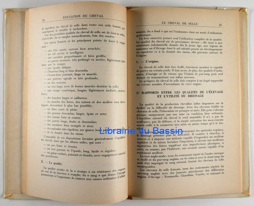 Manuel d'équitation Instruction du cavalier Emploi et dressage du cheval 1959 - Imagen 5 de 5