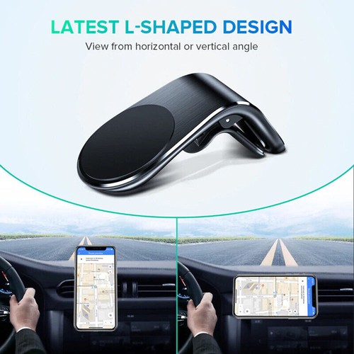 Anneau De Support Pour Téléphone Portable, Rotation à 360 Degrés Avec Poignée En Métal Poli Pour Support Magnétique De Voiture, Compatible Avec Tous Les Smartphones, Accessoires De Smartphone (noir