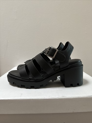 Urban Outfitters Heeled Sandals Black UK Size 4 - Picture 2 of 9